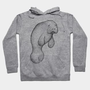 Manatee - marine animals, sea creatures, cute Hoodie